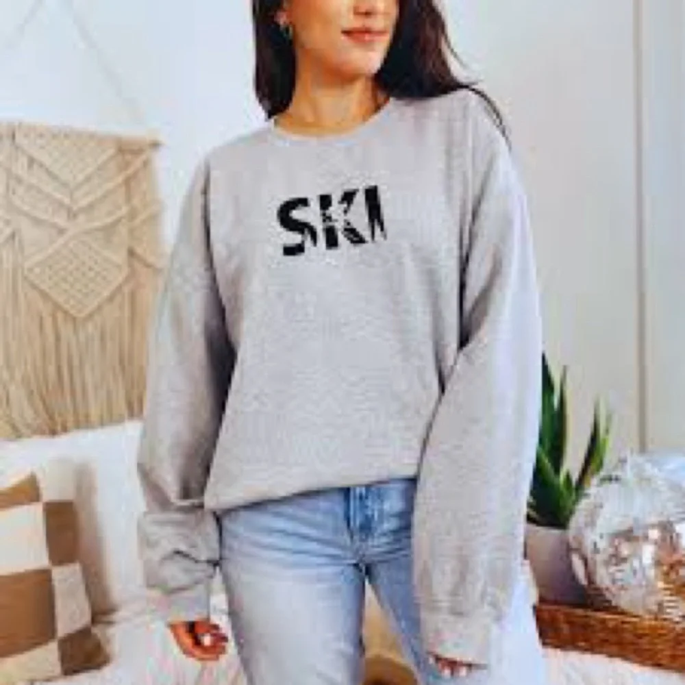 Pink Lily Gray Crew Neck Sweater - Picture 1 of 5